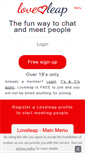 Mobile Screenshot of loveleap.com